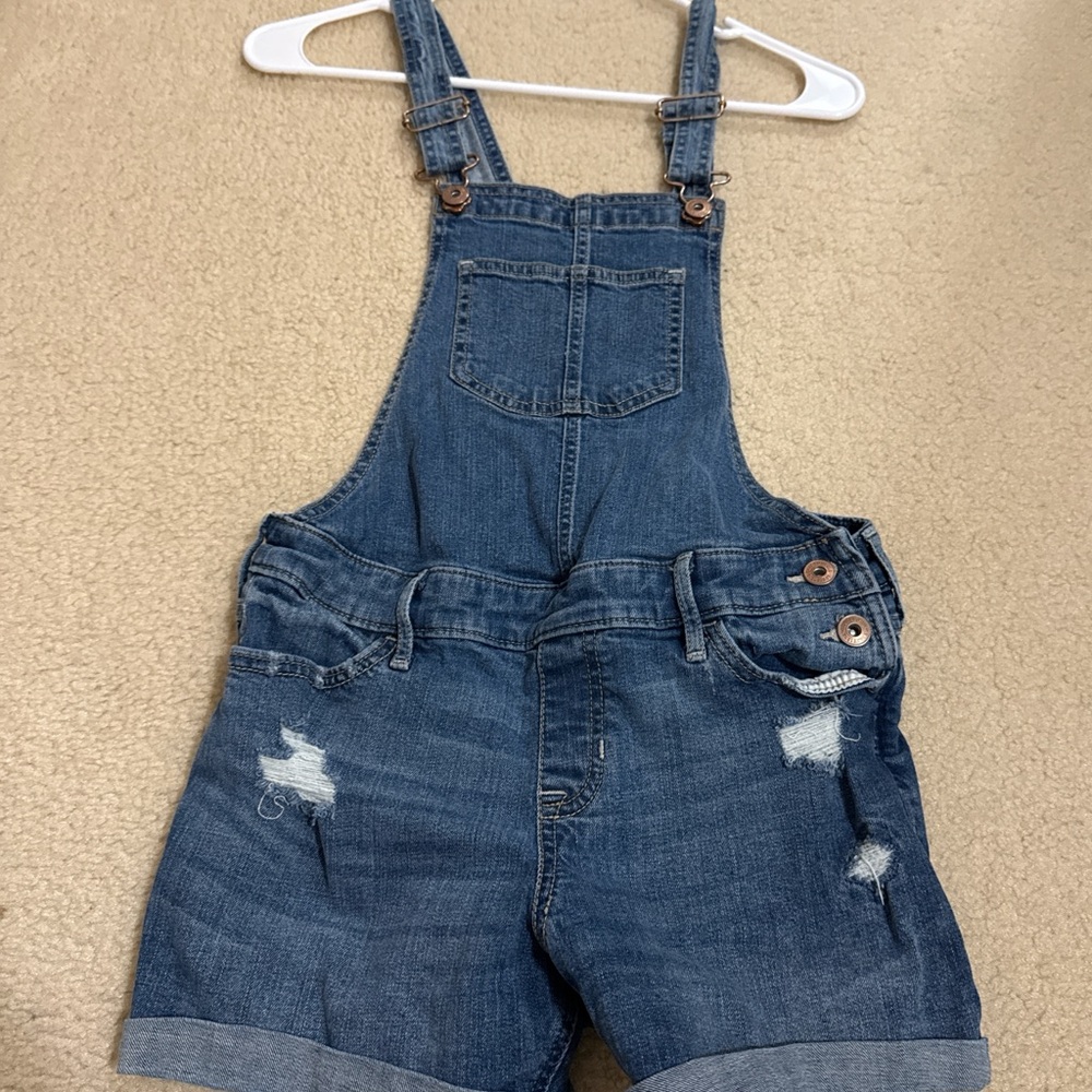 Abercrombie kids denim overalls